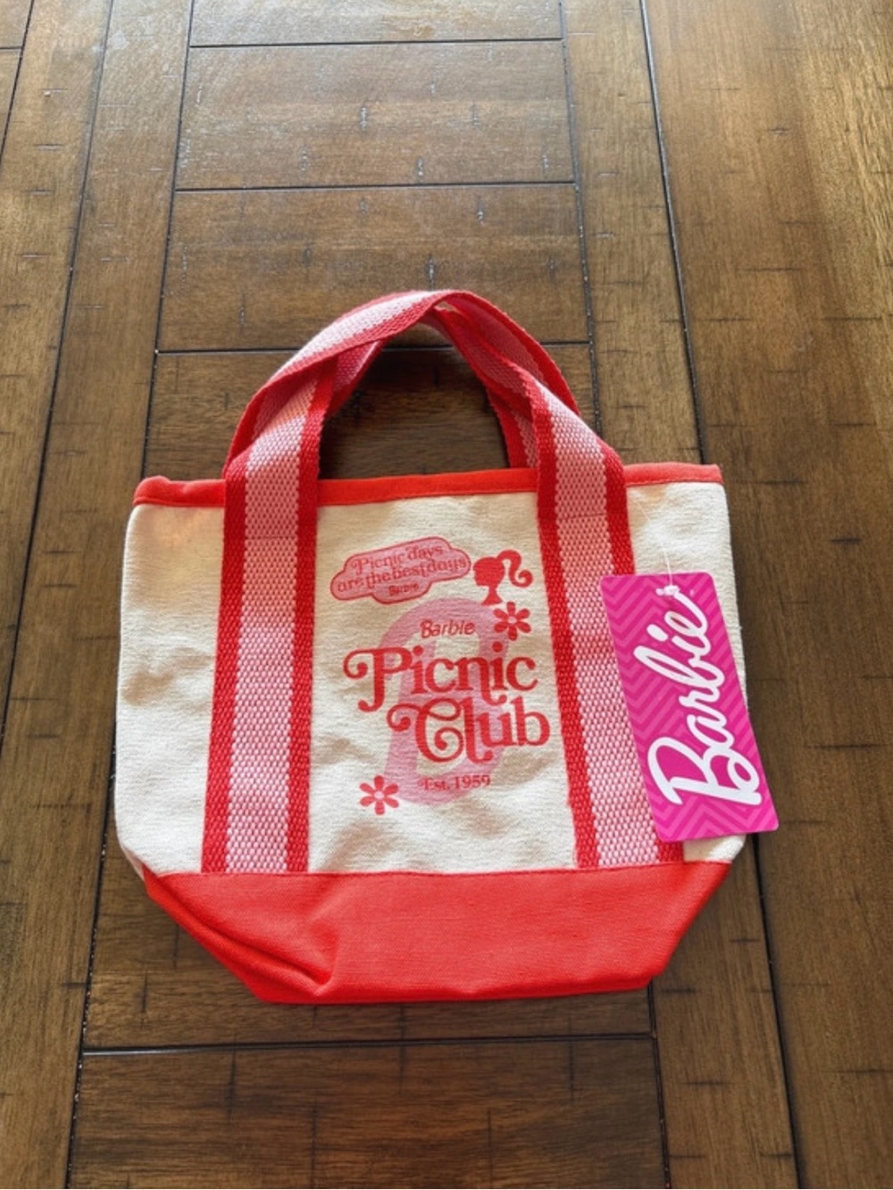NWT Barbie Girl’s Mini Cotton Canvas Tote
